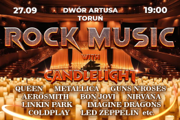 Toruń Wydarzenie Kulturalne Rock Music with candlelight