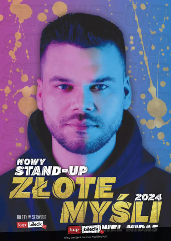 Inowrocław Wydarzenie Stand-up Nowy program ZŁOTE MYŚLI