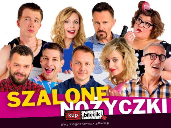 Inowrocław Wydarzenie Spektakl Szalone Nożyczki - Hit teatralny w gwiazdorskiej obsadzie, spektakl w którym finał ustala widownia!
