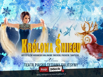 Inowrocław Wydarzenie Spektakl Rodzinny spektakl Teatru Piasku Tetiany Galitsyny - Królowa Śniegu