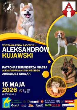 Aleksandrów Kujawski Wydarzenie Inne wydarzenie Międzynarodowa Wystawa Psów Rasowych | MCK Aleksandrów Kujawski