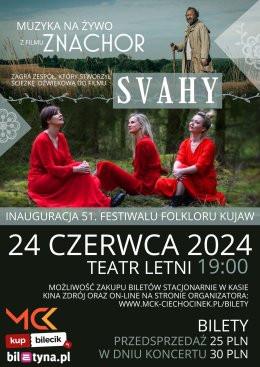 Ciechocinek Wydarzenie Koncert 51. Festiwal Folkloru Kujaw - KONCERT zespołu SVAHY