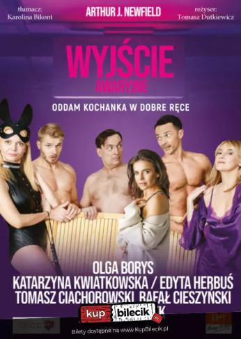 Inowrocław Wydarzenie Spektakl Wyjście awaryjne - oddam kochanka w dobre ręce