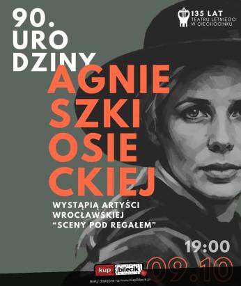 Ciechocinek Wydarzenie Koncert 90. Urodziny Agnieszki Osieckiej - WROCŁAWSKA SCENA POD REGAŁEM