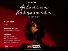 Toruń Wydarzenie Koncert Antonina Zakrzewska MEMORY